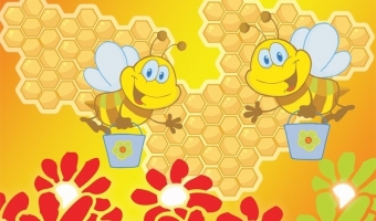 Pszczółeczki wspaniale pracują!