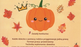 Konkurs plastyczny "Królowa Jesieni - Dynia"