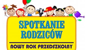 Spotkanie z rodzicami na nowy rok szkolny 2026/2027