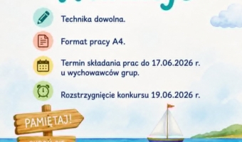 Przedszkolny konkurs "Bezpieczne wakacje"