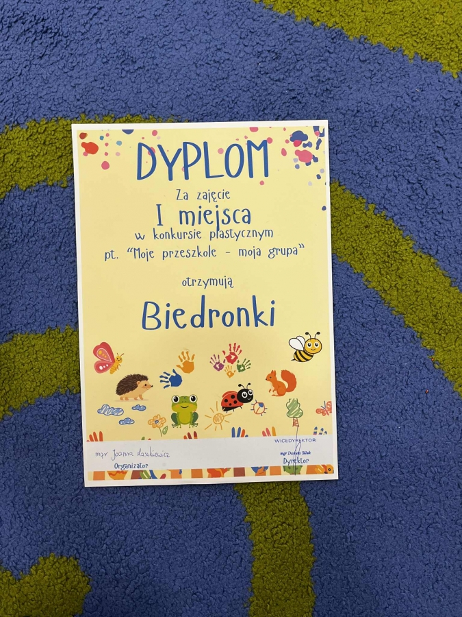 Wyniki konkursu "Moje przedszkole, moja grupa"