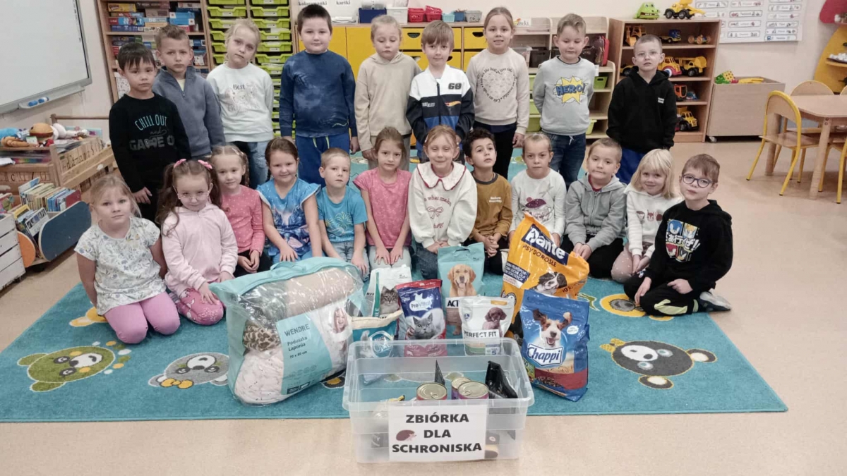 Goście ze schroniska " Przytulisko"