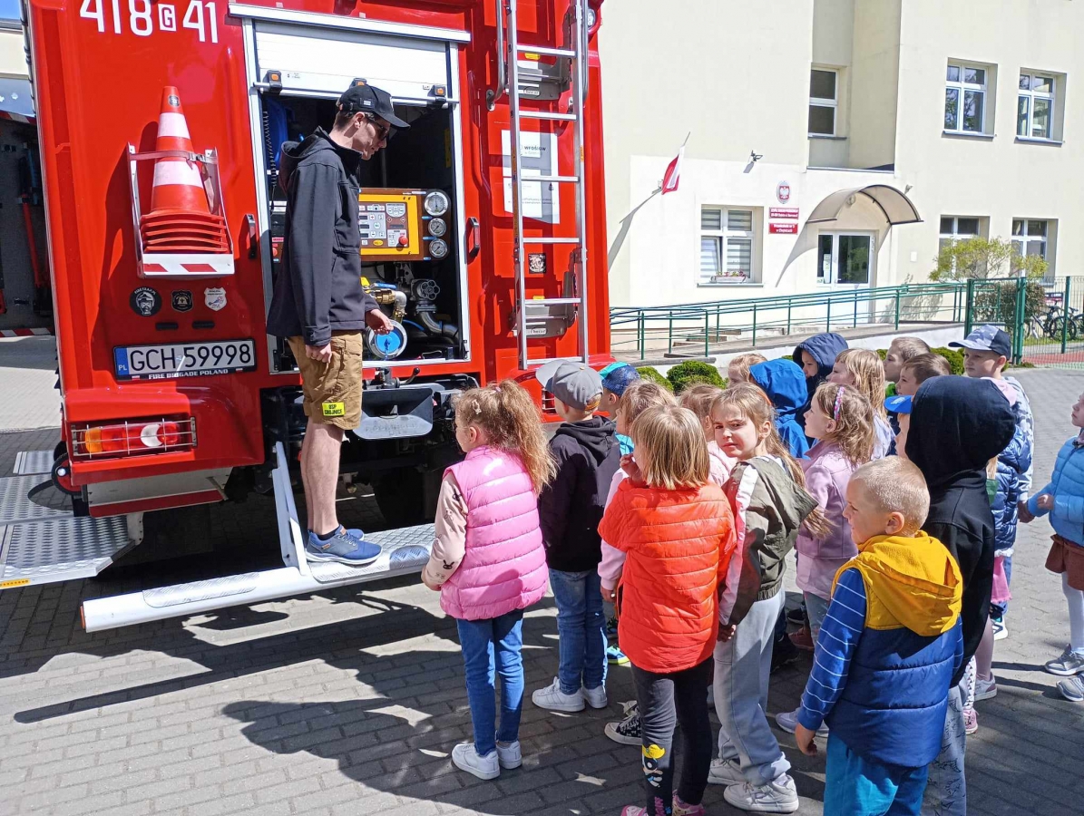 Wizyta Straży Pożarnej w przedszkolu.