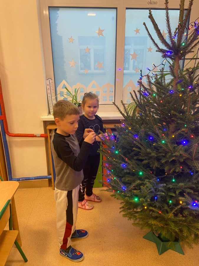 Choinka w naszej sali