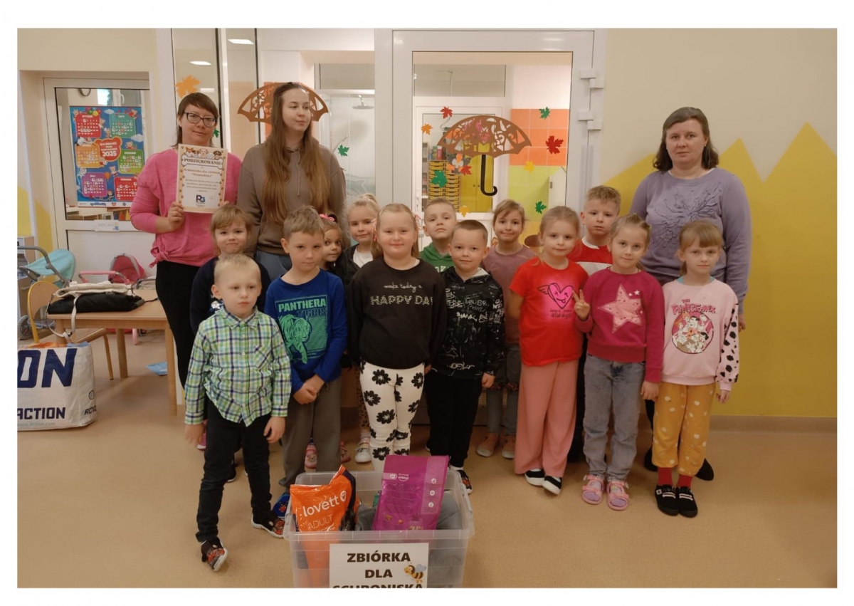 Dzień Kundelka, wizyta Pań ze schroniska dla zwierząt "Przytulisko"