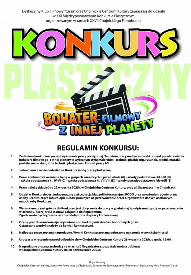 Konkurs ChCK plakat